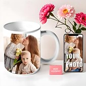 preiswerte Für Frauen-Personalisierte Fotokaffeetasse – Reisemug mit individueller Fotogestaltung perfektes Weihnachtsgeschenk für Familie Freunde oder Paare