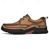 economico Scarpe da uomo-scarpe da uomo robuste e comode, in pelle scamosciata, con design traspirante e suola resistente, perfette per escursioni e abbigliamento casual