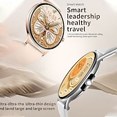 abordables Pulseras inteligentes-696 DA09 Reloj inteligente 1.43 pulgada Pulsera inteligente Bluetooth Podómetro Recordatorio de Llamadas Seguimiento del Sueño Compatible con Android iOS Mujer Hombre Llamadas con Manos Libres