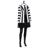levne Klasický horor-Beetlejuice Zombie Lydia Deetzová Kostým Dětské Dospělé Dámské Dívčí Horor Výkon Párty předvečer Všech svatých Karneval Jednoduchý karnevalový kostým