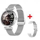 cheap Smart Wristbands-696 AK73 Smart Watch 1.28 inch Smart Band Fitness Bracelet Bluetooth Pedometer Call Reminder Sleep Tracker Compatible with Android iOS Women Hands-Free Calls Message Reminder IPX-0 40mm Watch Case