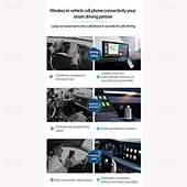 お買い得  カープレイアダプター-2-in-1 ワイヤレス CarPlay アダプター Android Auto ワイヤレス アダプター タイプ C/USB プラグ &amp;5GHz Wi-Fi CarPlay ワイヤレス アダプターを再生する