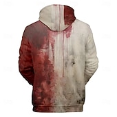halpa Hupparit-Halloween Voin hyvin Huppari Pullover Anime 3D Edessä tasku Kuvitettu Käyttötarkoitus Pariskuntien Miesten Naisten Aikuisten Halloween Karnevaali Naamiaiset 3D-tulostus Juhla Rento / arki