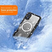 Недорогие Чехлы для iPhone-телефон Кейс для Назначение iPhone 16 Про Макс Плюс Айфон 15 Про Макс Плюс Кейс на заднюю панель Магнитный Поддержка беспроводной зарядки с ремешком на запястье Ретро ТПУ ПК