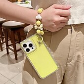 voordelige iPhone-hoesjes-telefoon hoesje Voor iPhone 16 Pro Max Plus iPhone 16 Pro Max iPhone 15 Pro Max Plus iPhone 15 14 Pro Max Plus iPhone 14 13 12 11 Pro Max Plus Achterkant met polsband Schokbestendig Retro TPU PC