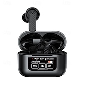 abordables Auriculares TWS-Nuevos Auriculares LCD Pantalla Táctil Auriculares Deportivos ANC Auriculares Inalámbricos BT con Micrófono Incorporado