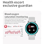 abordables Pulseras inteligentes-696 DA09 Reloj inteligente 1.43 pulgada Pulsera inteligente Bluetooth Podómetro Recordatorio de Llamadas Seguimiento del Sueño Compatible con Android iOS Mujer Hombre Llamadas con Manos Libres