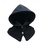 cheap Home Hats-Unisex Fleece Warm Cap For Winter, Windproof Hat, Outdoor Neck Warmer Thickened Head Cover