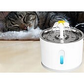 levne Misky a krmítka pro psy-Psi Kočky Hlodavci Automatická nápojová mísa / Misky pro psy 3 L Nerez ABS + PC Automatický Snadná instalace Kašna Jednobarevné Bílá Mísy a krmení Domů
