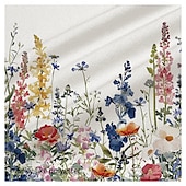 ieftine Subţire-Bărbați Floral Costume Talie medie Epocă Casual Oficial Zilnice Buzunar Vară Primăvară Toamnă Alb
