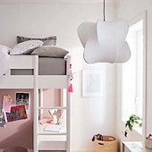 voordelige Hanglampen-wabi sabi plafondlamp zijden hanglamp plafondlamp voor woonkamer hanglampen huisdecoratie glans kamer 85-265v