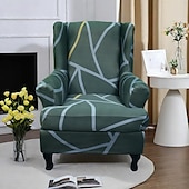 economico COPERTURA PRODURA E COPERCHIO SENZA ARGINE-fodera per poltrona con schienale alto floreale, elegante ed elastica, protezione per mobili resistente, perfetta per aggiungere un tocco di eleganza all&#039;arredamento della tua casa