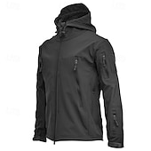 economico Fleece &amp; Giacche 3 in 1-Per uomo Giubbino da escursione Inverno All&#039;aperto Impermeabile Antivento Zip anteriore Giacca leggera Cerniera intera Campeggio / Escursionismo / Speleologia Grigio scuro Nero Verde militare Cachi