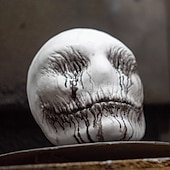 preiswerte Masken-Geist Maske Voller Kopf Erwachsene Herren Damen Gruseliges Kostüm Party Halloween Karneval Einfaches Karnevalskostüm
