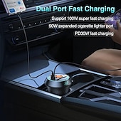 voordelige Opblaasbare pomp-2-in-1 draagbare luchtpomp cup extender autolader bandenpomp luchtcompressor autopomp pomp mobiele telefoon snel opladen