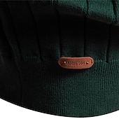 economico Felpe e Sweatshirt Elite da Uomo-Per uomo Cardigan Maglione Maglione corto Maglione lavorato a maglia A coste Maglia Standard Collage Bottone giù Color Block A V Di tendenza Classico Da tutti i giorni Appuntamento Abbigliamento