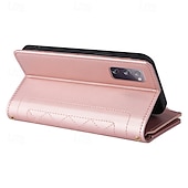 levne Pouzdra pro Samsung-telefon Carcasă Pro S24 S23 S22 S21 Ultra Plus S24 FE S21 FE A55 A35 A25 A15 5G A54 A34 A14 A73 A53 A33 A23 A13 S25 Ultra Zadní kryt se stojánkem Zip s Lanyardem Retro TPU PU kůže