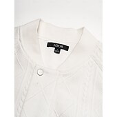 economico Giacche e cappotti firmati-bomber casual con scollo a giro e maniche raglan testurizzate