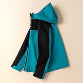 abordables Softshell, polares y chaquetas de montaña-Hombre Chaqueta Softshell Chaqueta para senderismo Al aire libre Resistente al Viento Secado rápido Chaqueta ligera Chaqueta cortavientos Viaje Gris oscuro Negro Rojo Azul Marino Azul
