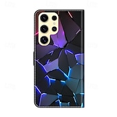 お買い得  サムスン用ケース-電話 ケース 用途 S24 Ultra S24 Plus S24 S23 S23 Ultra S22 S22 プラス ウルトラ S21 Ultra S21 FE S21 バックカバー スタンド付き 耐衝撃 レトロ風 PUレザー
