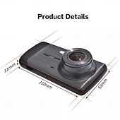 billige Bil-DVR-drive recorder biltilbehør kameraskriver full hd 1080p nattsyn