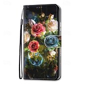 tanie Etui do iPhone&#039;ów-telefon Kılıf Na iPhone 11 Pro Max Osłona tylna Z podpórką z paskiem na nadgarstek Gniazdo karty Retro TPU Skóra PU