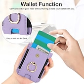 cheap Samsung Cases-Phone Case For Samsung Galaxy Z Flip 7 Z Flip 6 Z Flip 5 Z Flip 4 Z Flip 3 Back Cover Ring Holder with Lanyard with Wrist Strap Retro TPU PU Leather