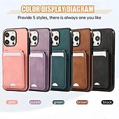 baratos Capas para iPhone-telefone Capinha Para iPhone 16 Pro Max Plus iPhone 15 Pro Max Plus iPhone 14 13 12 11 Pro Max Plus Mini SE Capa traseira Com Suporte Magnética com cordão Retro TPU Couro PU
