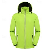cheap Fleece &amp; 3 in 1 Jackets-Men&#039;s Softshell Jacket Hiking Jacket Outdoor Windproof Quick Dry Lightweight Jacket Windbreaker Jacket Traveling Black White Red Navy Blue Royal Blue