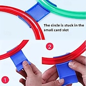 abordables Juguetes de broma y mordazas-Circuito de obstáculos para casas de juegos: equipo de juegos para niños en interiores y exteriores para entrenamiento de agilidad y equilibrio: idea divertida de regalo de Halloween, Navidad y Pascua
