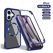 お買い得  iPhone用ケース-電話 ケース 用途 iPhone 16 Proマックス iPhone 15 Pro Max iPhone 14 13 12 11 Pro Max Plus iPhone 14 Pro Max iPhone 13 Pro Max iPhone 12 Pro Max iPhone 11 Pro Max バックカバー 磁石バックル ワイヤレス充電をサポート 耐衝撃 レトロ風 TPU アクリル PC