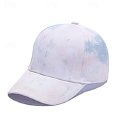 preiswerte Baseballkappe für Herren-Herren Cap Basecap Sonnenhut Kappe Weiß Blau Baumwolle Einstellbar Modisch Freizeitskleidung Festival Batik Lässig / Alltäglich