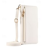 baratos Capa Samsung-telefone Capinha Para S24 S23 S22 S21 Ultra Plus S21 FE A55 5G A54 A34 A14 A72 A52 A42 A32 A22 A12 A02 S20 Plus S20 Ultra S20 A53 A33 A23 A13 A21s Capa traseira Com Suporte Zíper com cordão Retro TPU