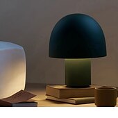 お買い得  ベッドサイドランプ-LED テーブルランプ 温白色 電球付き 20/28cm モダン装飾 金属製 マッシュルーム テーブルランプ ナイトライト ベッドサイドランプ クリエイティブデザイン E27 デスクランプ 寝室 リビングルーム ホテル カフェ 110-240V