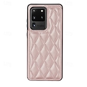 Недорогие Чехлы для Samsung-телефон Кейс для Назначение SSamsung Galaxy S24 S24 Ultra Plus S23 S22 S21 S20 Ultra Plus FE A14 A54 A72 А73 А53 A71 A12 Кейс на заднюю панель со стендом Разъем для карты Защита от удара Ретро