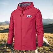 cheap Outdoor Jackets-Men's Softshell Jacket Hiking Jacket Spring Autumn / Fall Outdoor Waterproof Lightweight Jacket Windbreaker Jacket Traveling Black Army Green Red Navy Blue Blue