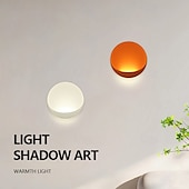 cheap Indoor Wall Lights-Modern Minimalist Round Aluminum LED Wall Sconce Lamp Indoor Modern Indoor Wall Lights Bedroom Metal Wall Light 110-240V 10W