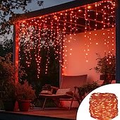 tanie Łańcuchy świetlne baterii-1 opakowanie 50 lampek LED - 5 metrów, zasilane baterią 3AA, idealne na Boże Narodzenie, wesela, imprezy, rodzinne wakacje, spotkania i nie tylko - zawsze włączone