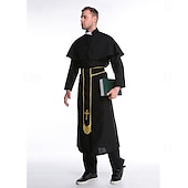cheap Couple &amp; Group Costumes-Nun Priest Couples Cosplay Costume Couples&#039; Costumes Adults&#039; Men&#039;s Women&#039;s Cosplay Sexy Costume Carnival Masquerade Easy Carnival Costume