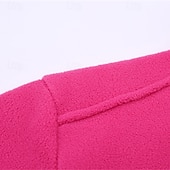 halpa Softshell-, fleece- ja vaellustakit-Naisten Fleecetakki Talvi ulko- Pidä lämpimänä Fleece-vuori Fleecetakit Kokovetoketju Kiipeily Telttailu / Retkely / Luolailu Matkailu Vaalea khaki Musta Keltainen Pinkki Punainen