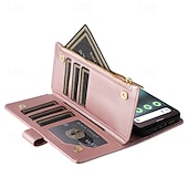 ieftine Alte Carcase-telefon Maska Pentru Pixel 9 Pro Pixel 9 Pro XL Pixel 8 Pro Pixel 8 Pixel 9 Pixel 7 Pixel 7 Pro Capac Spate rezista Fermoar Acceptă încărcarea fără fir Retro TPU PU piele