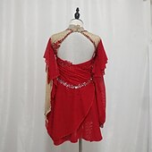 cheap Figure Skating Dresses-Figure Skating Costumes Artistic Gymnastics Costumes Ice Skating Performance Costumes Rhythmic Gymnastics Performance Costumes Sportswearred