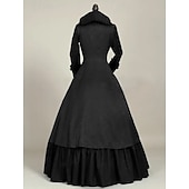 abordables Robes-Rococo Victorienne Robe de Bal Costume de fête Bal Masqué Robe de Bal Déguisement Femmes Mascarade Carnaval Soirée Halloween Adulte Robe