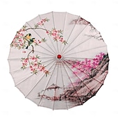 cheap Mr &amp; Mrs Wedding-Silk Cloth Parasol (33-inch Peony) - Chinese Japanese Style Paper Umbrella - For Weddings And Personal Sun Protection Asdf Christmas