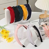 economico Accessori per acconciature-fasce per capelli da donna fascia annodata per donna fasce per capelli antiscivolo da donna moda fasce per capelli carine per capelli da donna fasce larghe accessori per capelli antiscivolo per donna