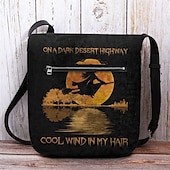 olcso Keresztpántos táskák-női halloween boszorkány mintás crossbody táska - kísérteties témájú válltáska halloween szerelmeseinek