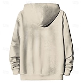 baratos moletons 3d masculinos-Homens Pôquer Moletom Moletons Moletom Manga Longa Moletom com capuz Com Capuz Moda Impressão 3D Esportes Streetwear Branco Bege Bolsos Impressão 3D Outono Inverno Designer