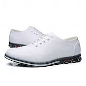 baratos Sapatos Casuais com Cadarço-tênis masculino de couro sintético azul acolchoado - calçados casuais estilosos com cadarço e sola durável para uso diário e atividades ao ar livre