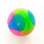 お買い得  猫用おもちゃ-ボール型 噛む用おもちゃ ボール投げ インタラクティブトイ きしむおもちゃ ととも​​に LED 耐用的 ペット運動 解放圧力 歯が生えるおもちゃ のために 犬用 屋内 屋外 ペットプレイ
