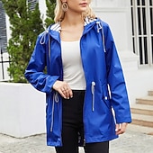 baratos Fleece &amp; Casacos 3 em 1-Mulheres Jaqueta Softshell Jaqueta de Trilha Ao ar livre A Prova de Vento Impermeável Jaqueta leve Jaqueta corta-vento Viajar Preto Amarelo Rosa claro Vermelho Azul Marinho